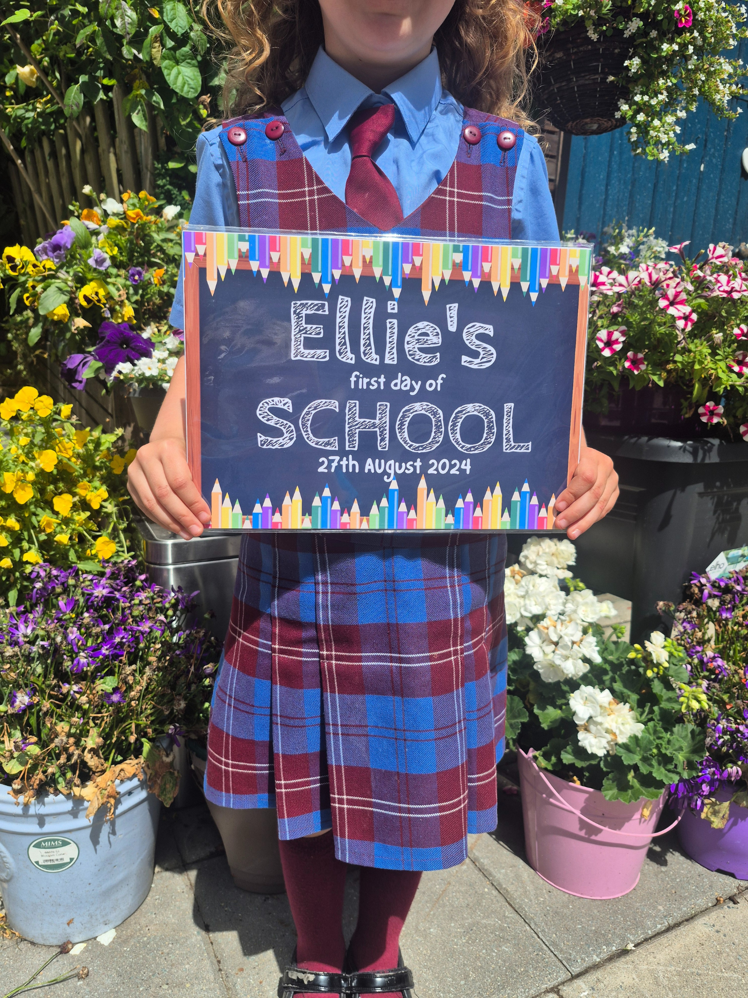 Personalised First Day of School Print | TrixiePix