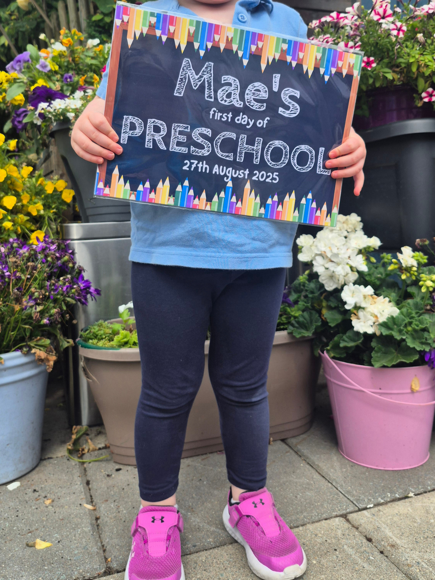 Personalised First Day of School Print | TrixiePix