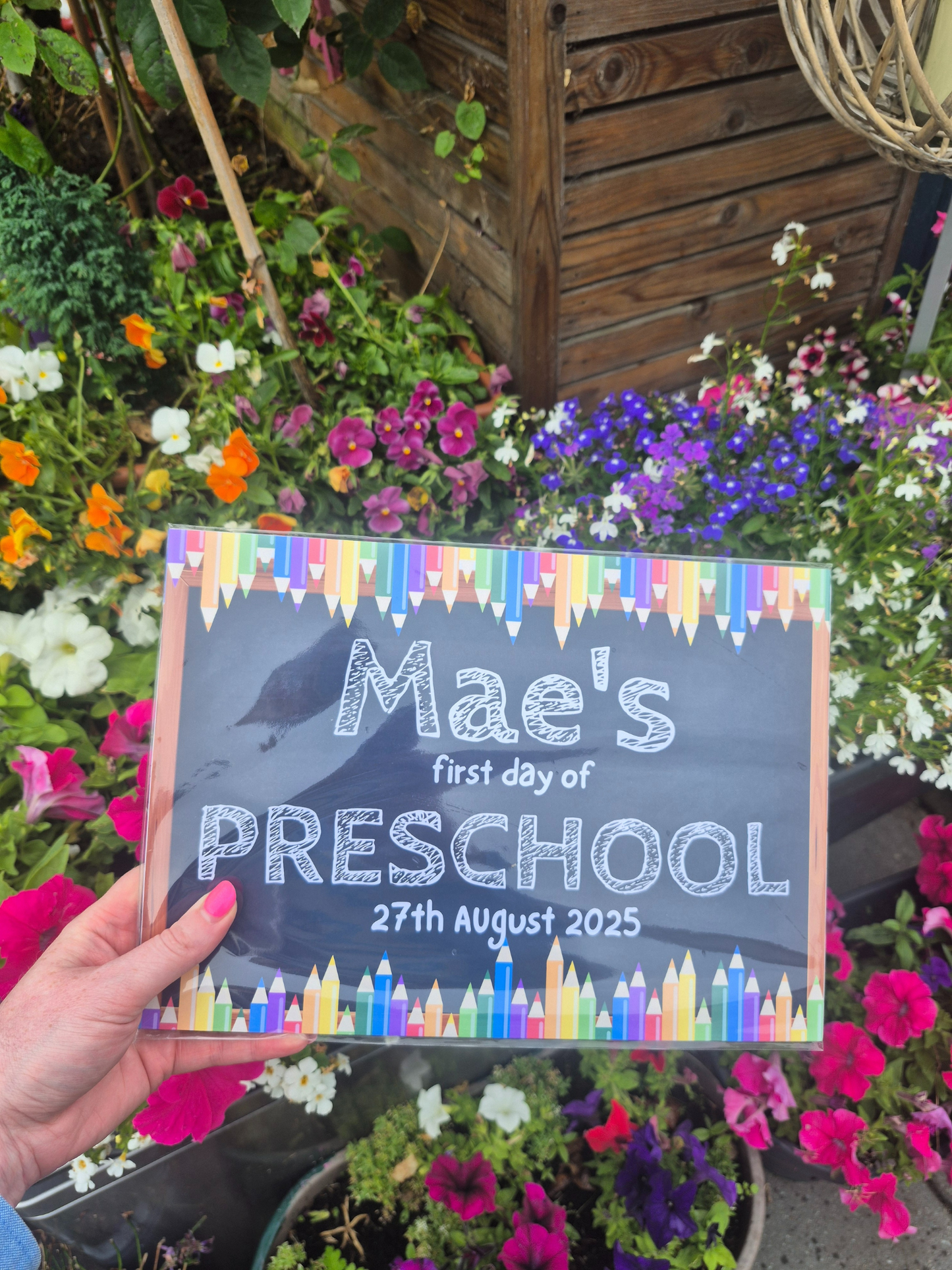 Personalised First Day of School Print | TrixiePix